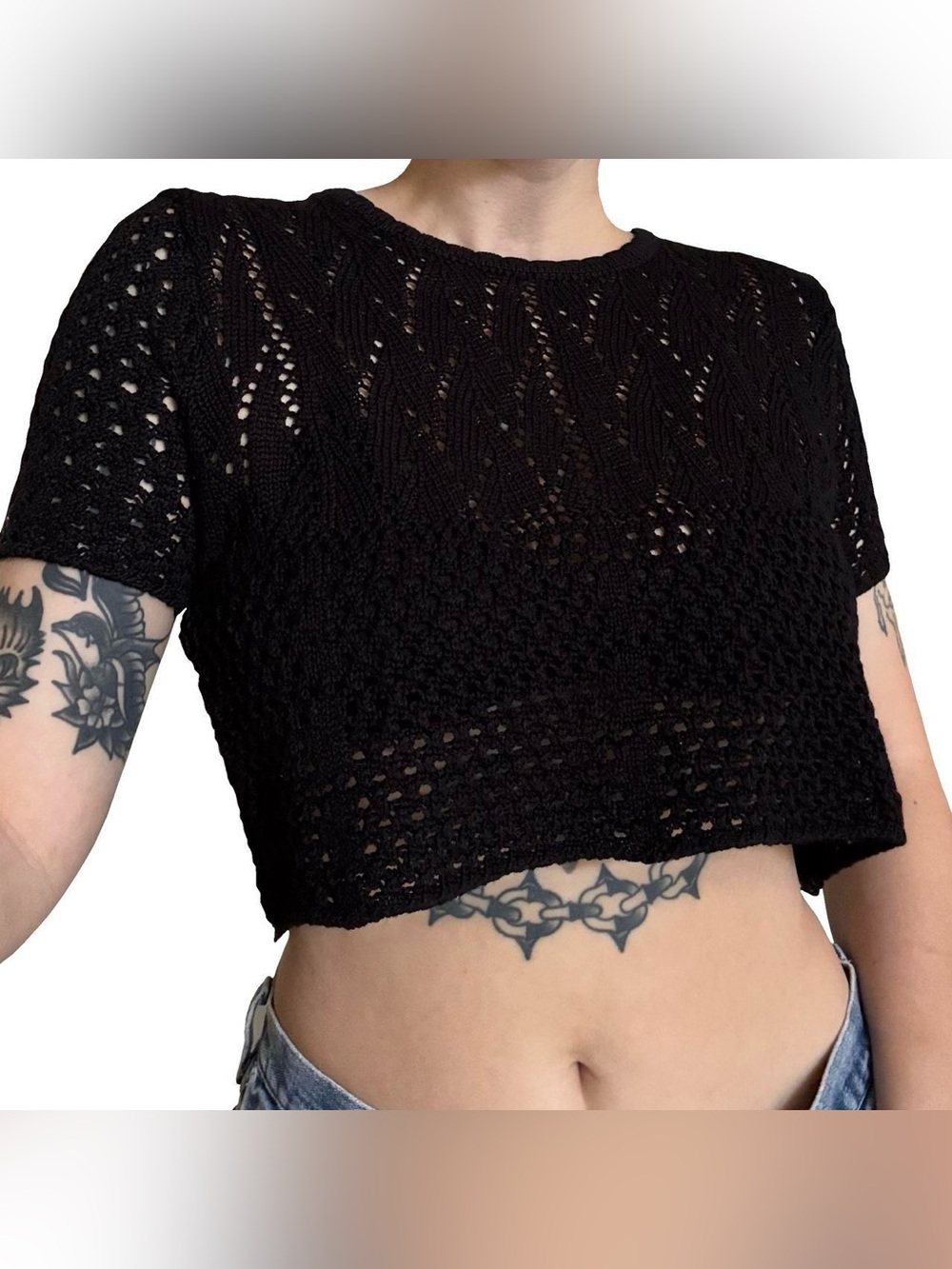 Black Knit Top